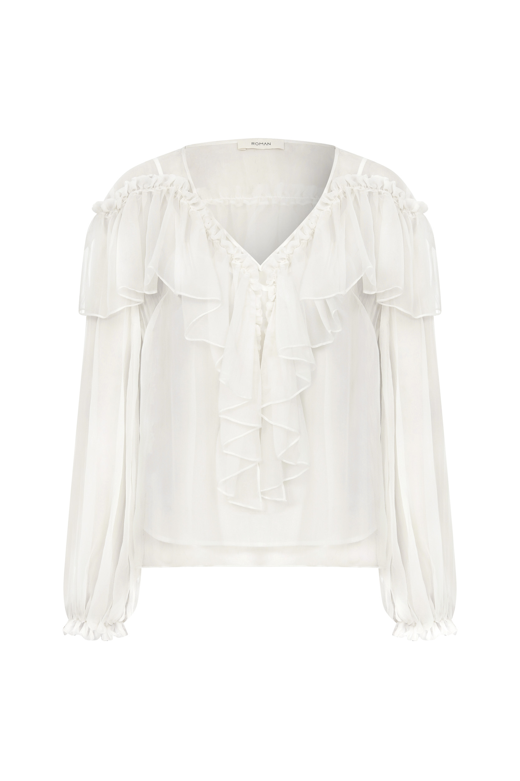 Frilly Cream Blouse – Rocco